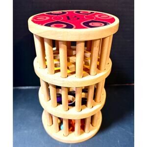 B. toys by Battat B A-Maze wooden Rain Rush Dexterity Toy Classic Baby Rainmaker